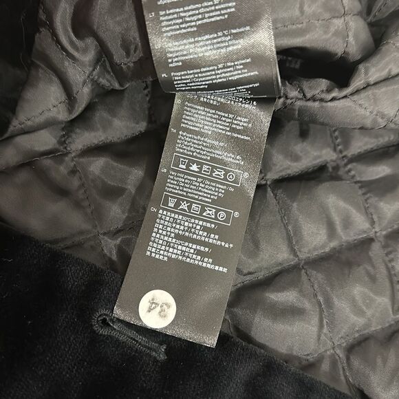 Maje Benny Velvet Button-Front Slim Fit Plush Jacket In Black Size S - Picture 5 of 11